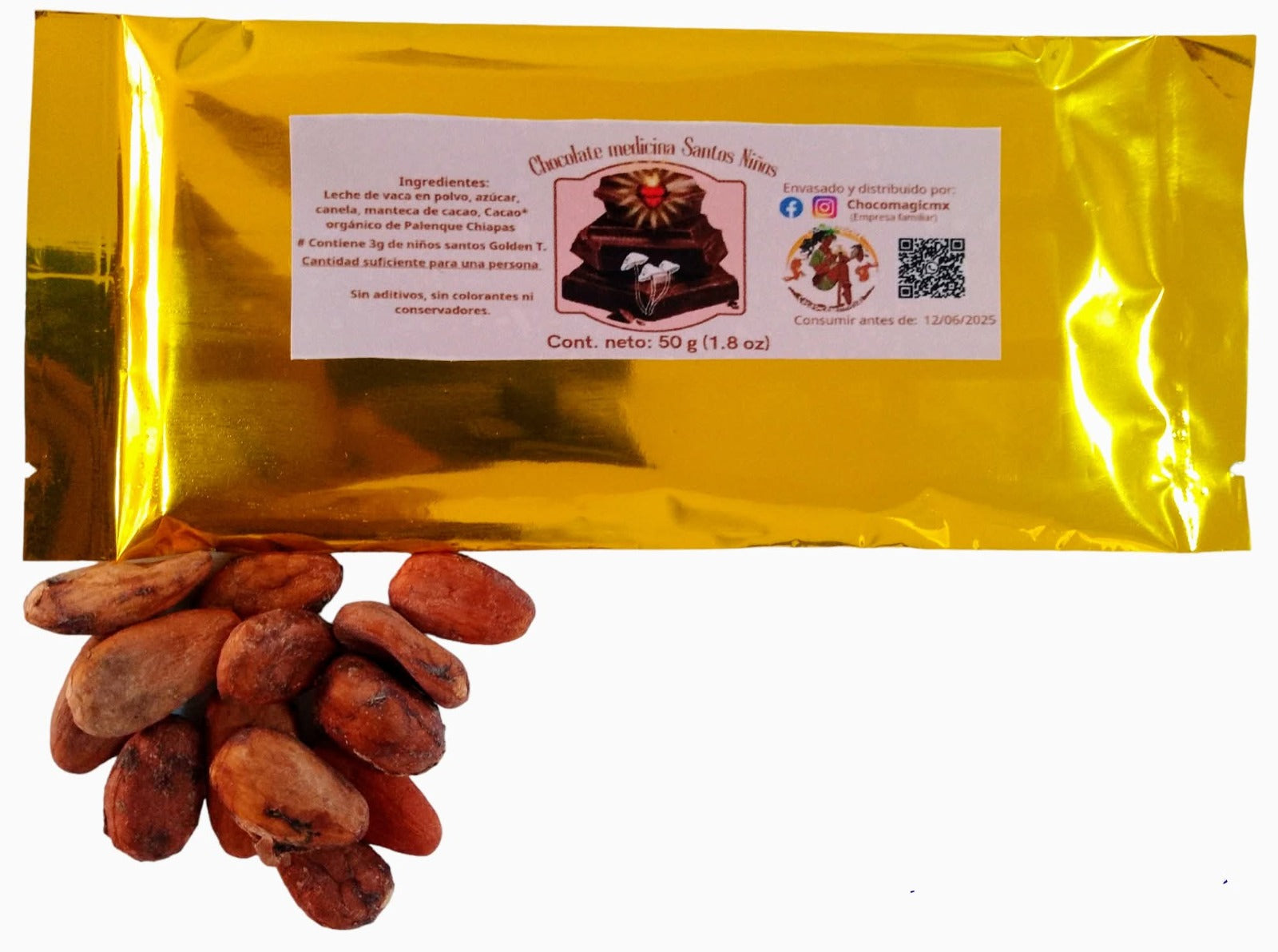 Niños Santos barra de 50 g de chocolate